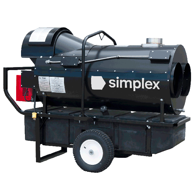 Heater 400000 BTU indirect-fired oil