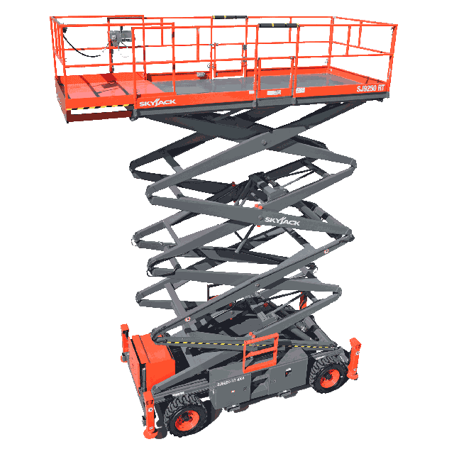 50ft Scissor Lift 4WD gas and propane