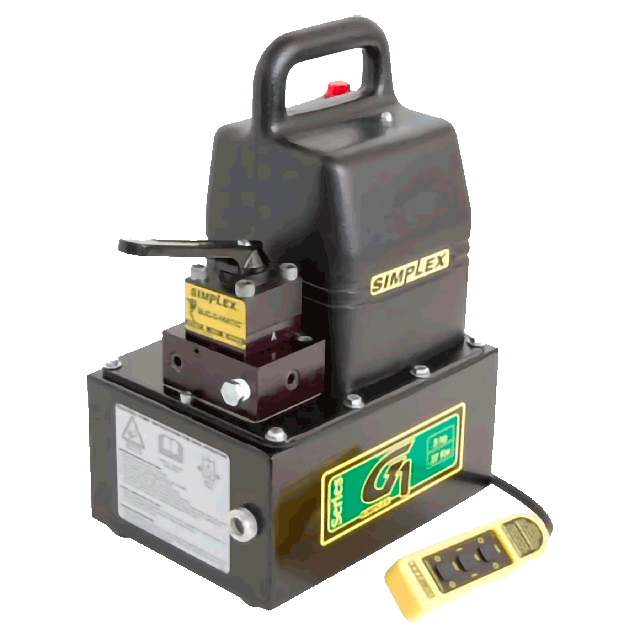 Pompe hydraulique 100 tonnes pour tête de vérin simple