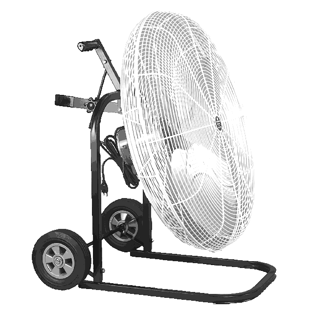 Ventilateur 24 po sur roues - plancher