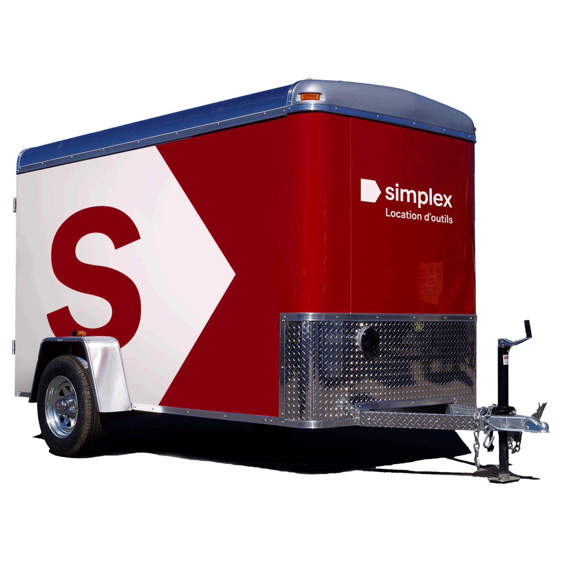 Remorque fermée 5 pi x 10 pi 1500 lb